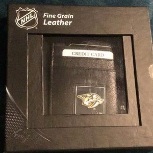 NHL NASHVILLE PREDATORS $/card leather sport fav
